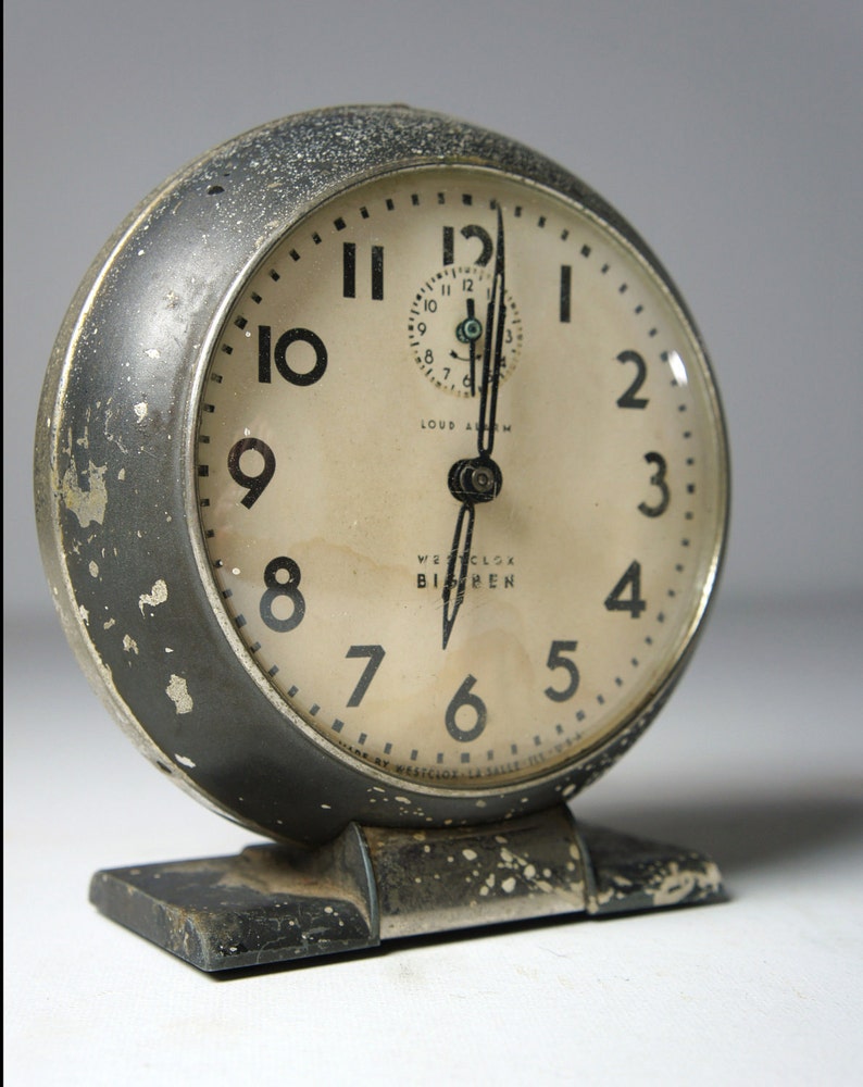 Vintage Black Westclox Big Ben Alarm Clock Etsy