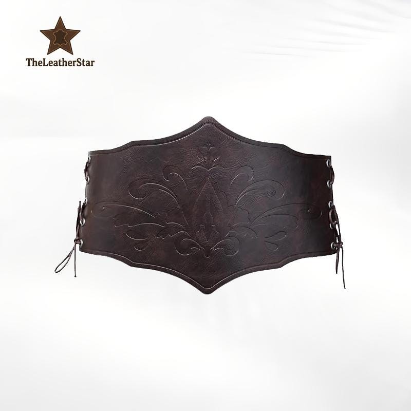 Medieval Faux Leather Corset Belt for Women – Adjustable  display picture 1