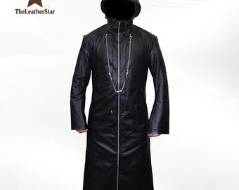 ロングトレンチコート キングダムハーツ XIII機関 パーカー ジャケット