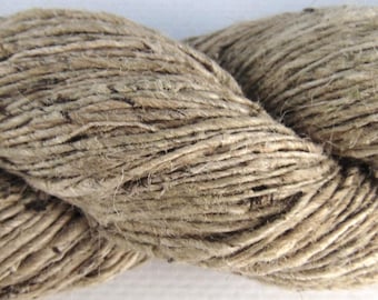Handmade NETTLE Yarn WASHED: Soft, Natural Fibre (100g/200m)