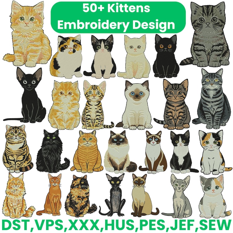 kitten embroidery design, cat embroidery bundle, cute kitten stitch file, baby cat embroidery pattern, realistic cat embroidery, pet embroidery design, tabby kitten embroidery, black cat stitch file, kawaii kitten embroidery, animal embroidery bundle, machine embroidery cat, kitty applique design, cat lover gift embroidery, feline embroidery file