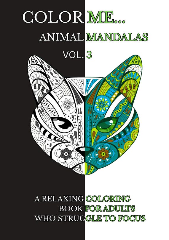 Animal Mandala Coloring Pages: 40 Printable Designs for Adults (PDF)