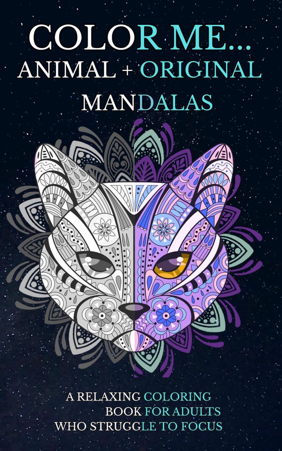 51 Animal Mandala Coloring Pages: Stress Relief Designs (Printable PDF)