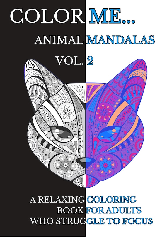Animal Mandalas Coloring Pages: 40 Printable Designs (PDF Download)