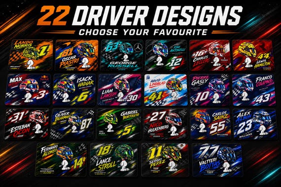 2026 F1 Driver Mouse Mat