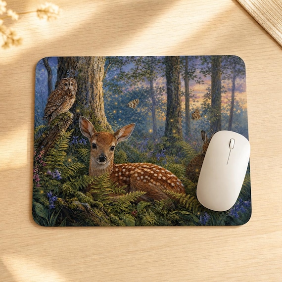 Woodland Animal Mouse Mat