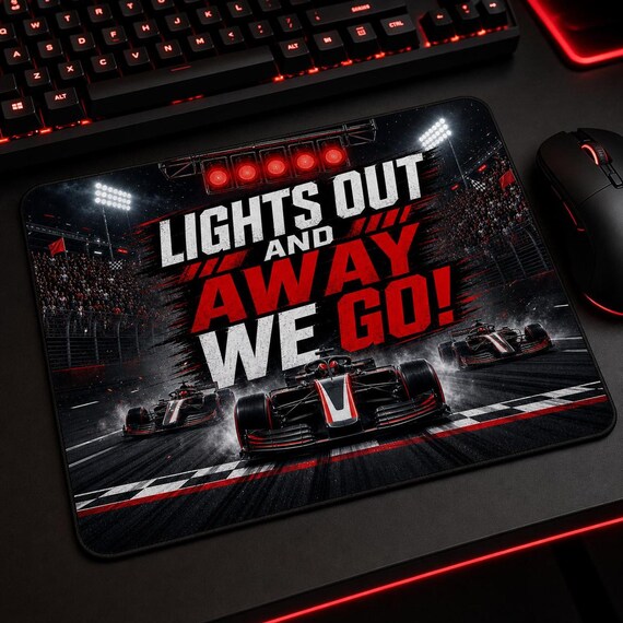 Lights Out Racing Mouse Mat