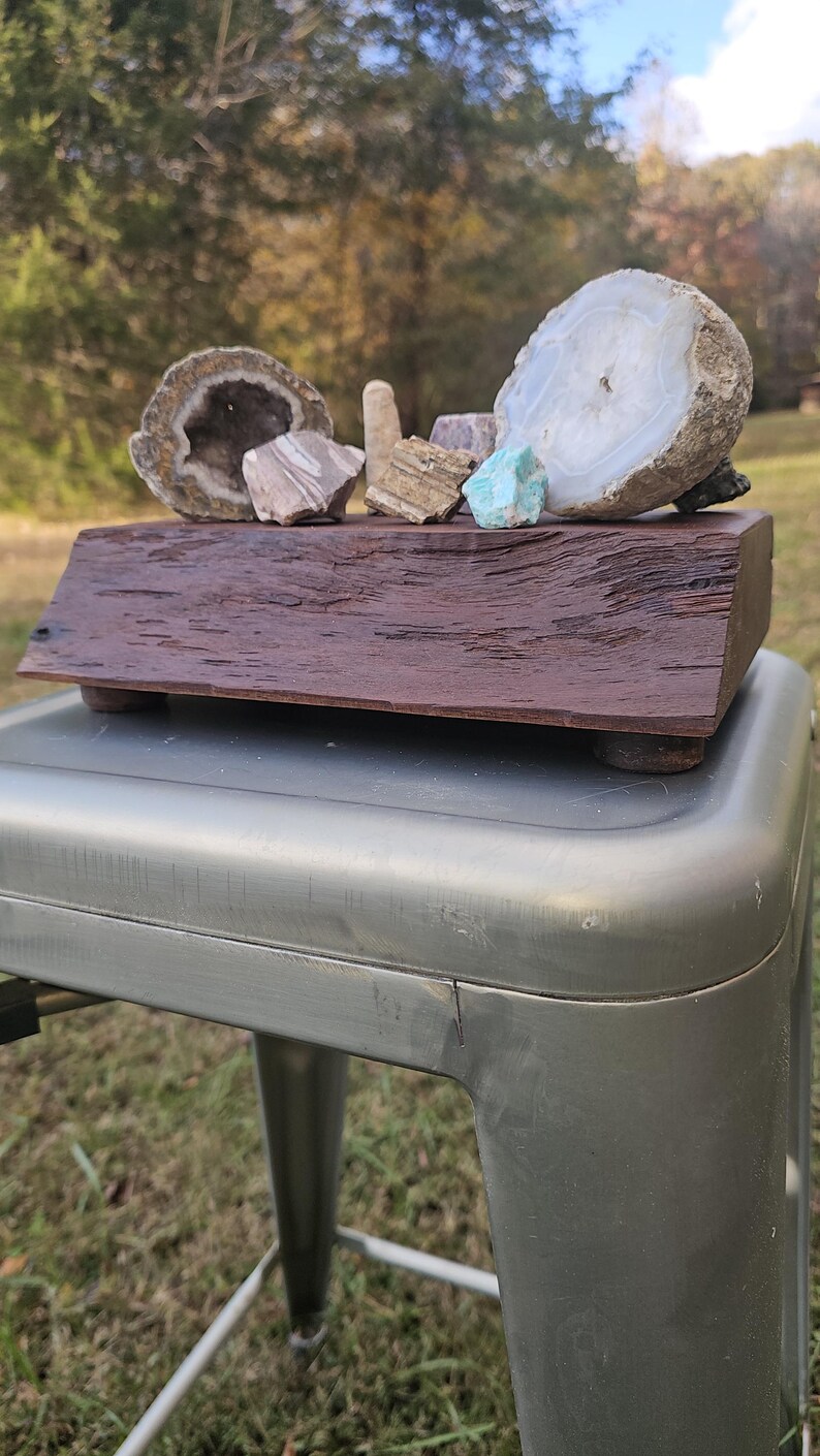 Handcrafted Live Edge Walnut Riser - Elegant Home & Wedding Decor - Etsy