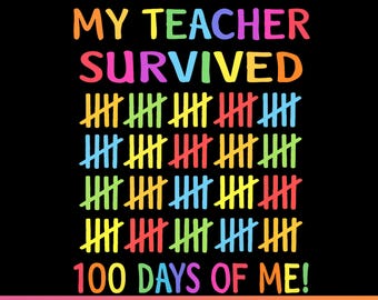 School Kids 100 Days Of School,I Crushed 100th Days PNG download file