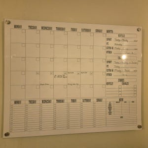 The Chaos Commander Family Wall Planner