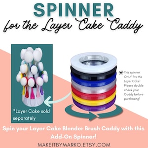 Lazy Susan &quot;Spinner&quot; For Layer Cake and Ringtoss