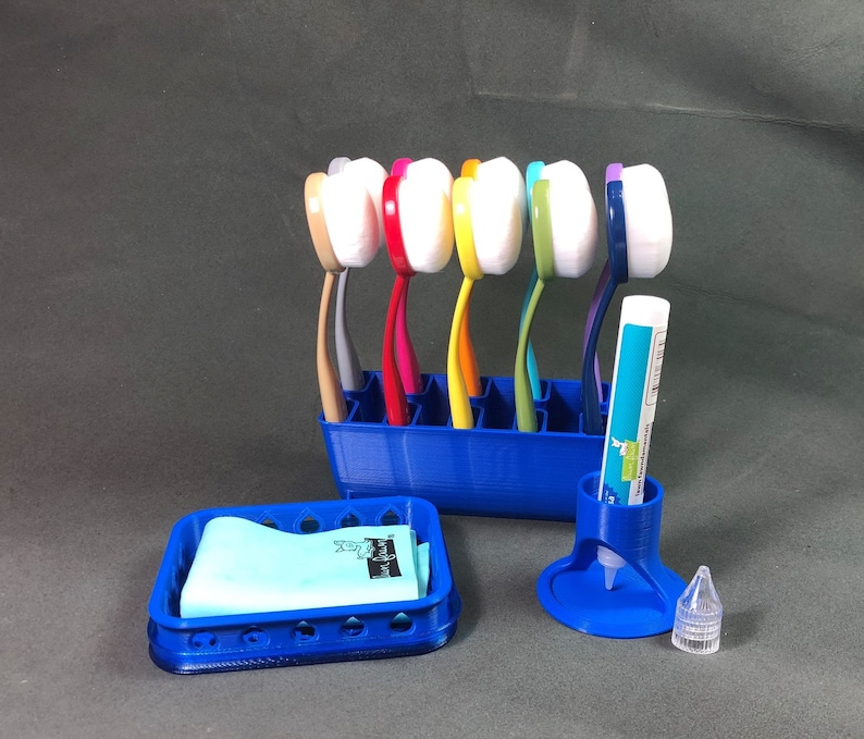 Bathtub Blender Brush Caddie / Tool Caddy / Mixed Media Caddie Etsy