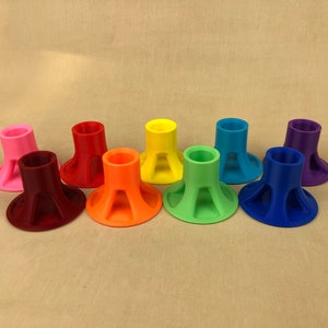 Rainbow colors glue holder // tool holder // glue stand // crafter gift // tool stand image 2