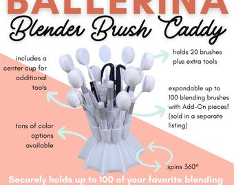 Ballerina Brush Caddy
