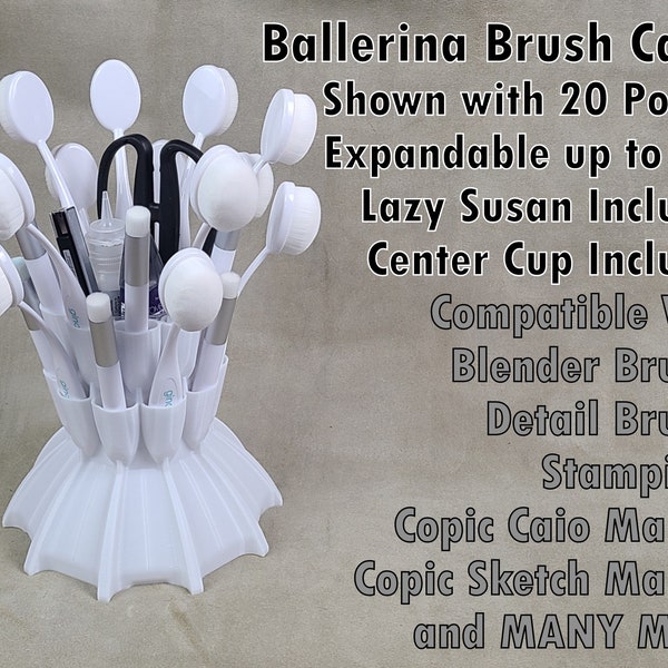 Ballerina Brush Caddy