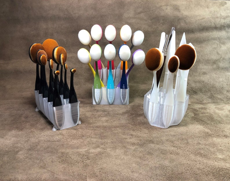 Peacock Blender Brush Caddy Mixed Media Caddie Tool Caddy Etsy