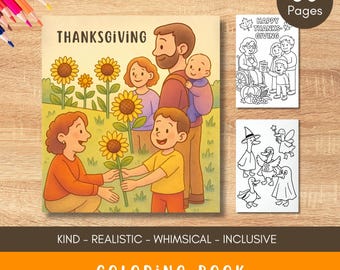 Målarbok för höstens Thanksgiving, 60 mysiga designer (PDF)