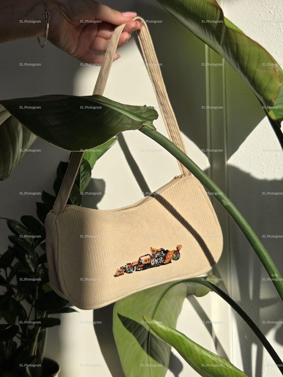 Handmade Beaded Shoulder Bag – Mclaren F1 Inspired | Lando and