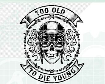 Biker Hat Patch – Skull Helmet SVG – Laser Engrave File – Leather Patch – Dad Gift – Digital Download