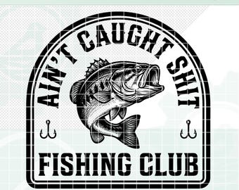 Fishing Hat Patch – Bass Fish SVG – Laser Engrave File – Leather Patch – Fisherman Gift – Digital Download
