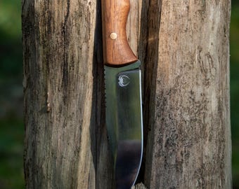 Chromatus - Cuchillo Bushcraft de teca y N690