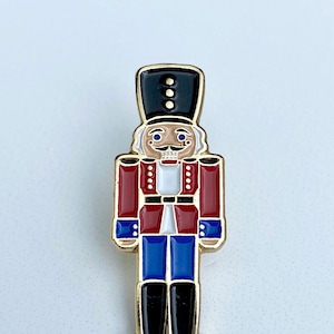 Nutcracker Soft Enamel Pin The Nutcracker Ballet Christmas - one inch long