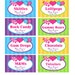 Candy bar jar labels template free