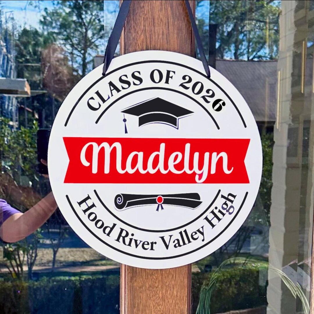 Lockview High School Grad Sign Personalized Graduation Door Sign Ready to Hang Class of 2026 ...