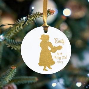 Personalized Nutcracker Ballet Party Girl Ornament - Aluminum - Personalized in ANY way