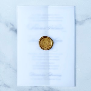 Vellum Wraps Unprinted Jackets Wedding Suite Invitation Set Gatefold