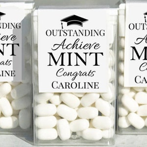 Graduation Class of 2024 XL Tag for Centerpieces Favors Printed Tags ANY School Colors Dinner Graduation Party Favors Tags Printed image 4