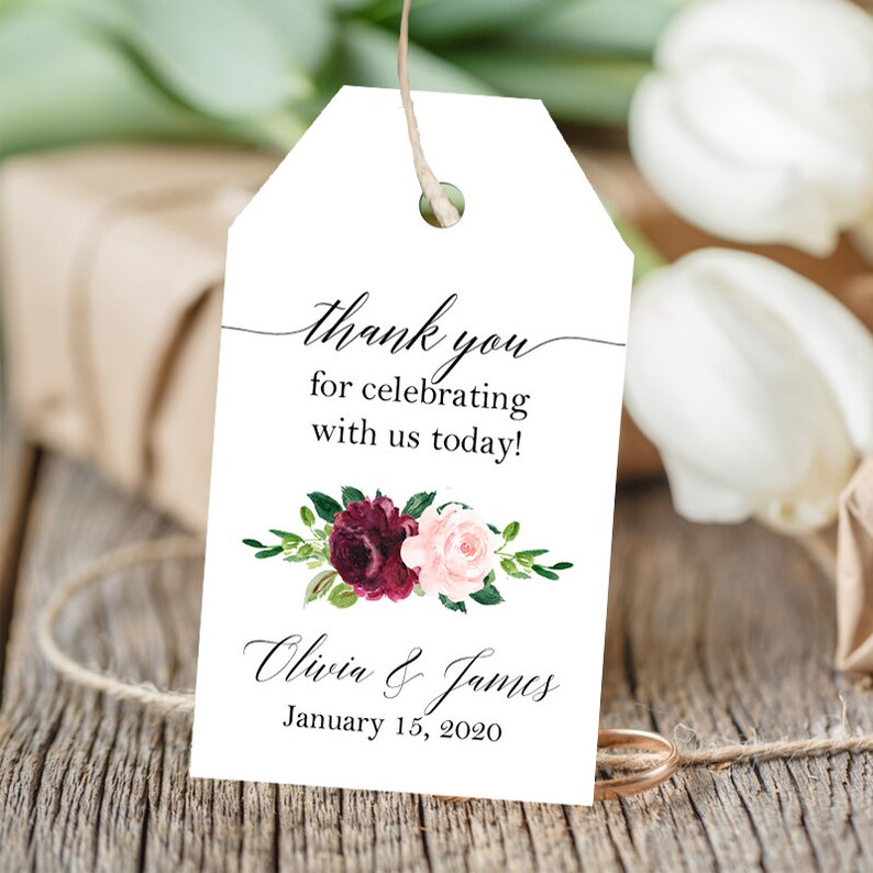 Burgundy and Blush Olivia Collection Wedding Program Petal Fans Assembled