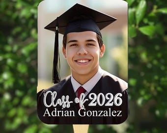 Graduation Fans 2026 Photo Personalized College or High School Printed and Assembled Class of 2026