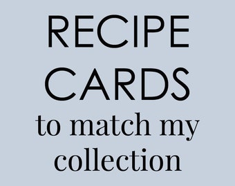 Recipe Card PRINTED  (Order 25+) Bridal Shower Printed Birthday