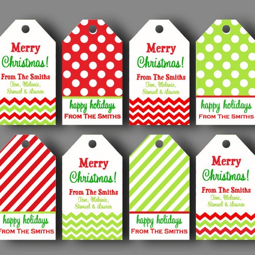 Free gift labels to print