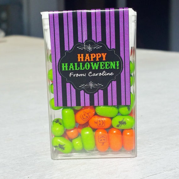 Personalized Halloween Tic Tac Topper Printable or Printed with FREE Shipping Il_570xn