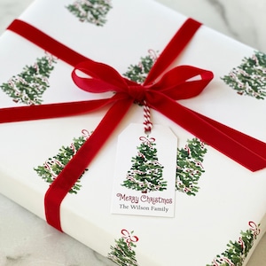 Christmas Gift Wrapping Paper Gift Wrap Sheets Watercolor Holiday Wrapping Paper Xmas Gifts Corporate Gift Custom Hostess Gift