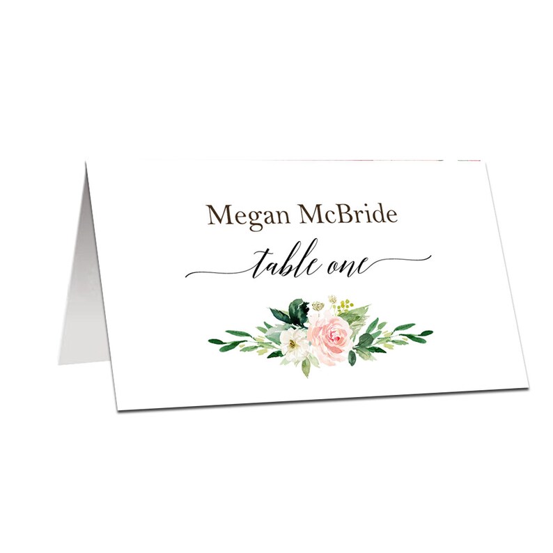 Blush Wedding Program Fans Assembled 25 is MINIMUM ORDER Elegant Blush Floral Sophia Collection TPC9017 image 6