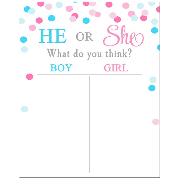 Gender Reveal Voting Tally Sheet Printable Instant Download Etsy Gender Reveal Voting Tally Sheet Printable Instant Download Etsy