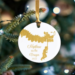 Personalized Nutcracker Ballet Dragon Ornament - Aluminum - Personalized in ANY way