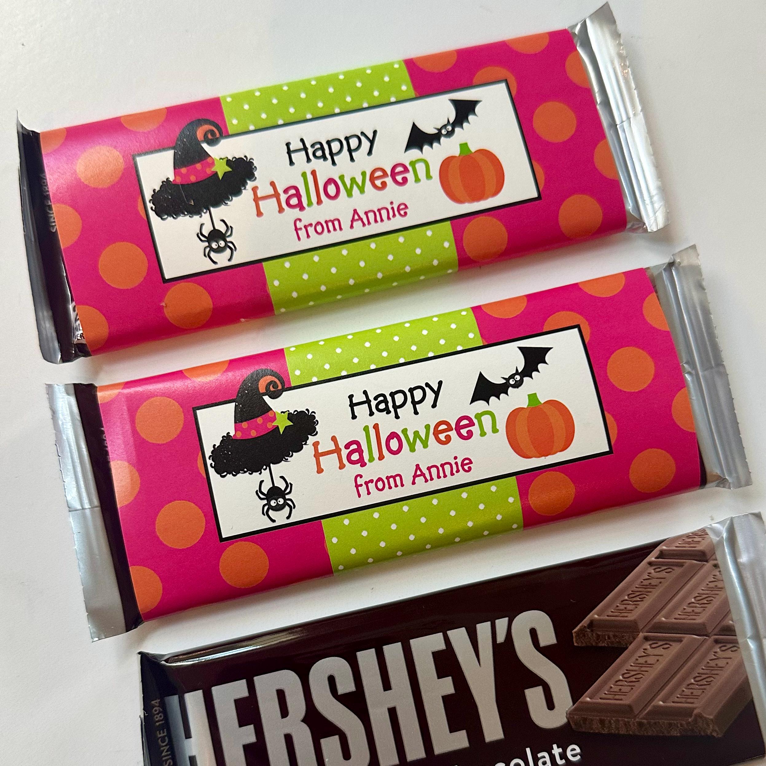 Emballages de friandises d'Halloween IMPRIMÉ Rose Collection Wicked Halloween Pinkoween - Bonbons non inclus