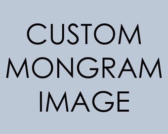 Custom Monogram Image for Printing Products
