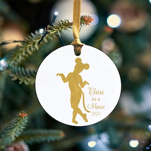 Personalized Nutcracker Mouse Ornament - Aluminum - Personalized ANY Wording