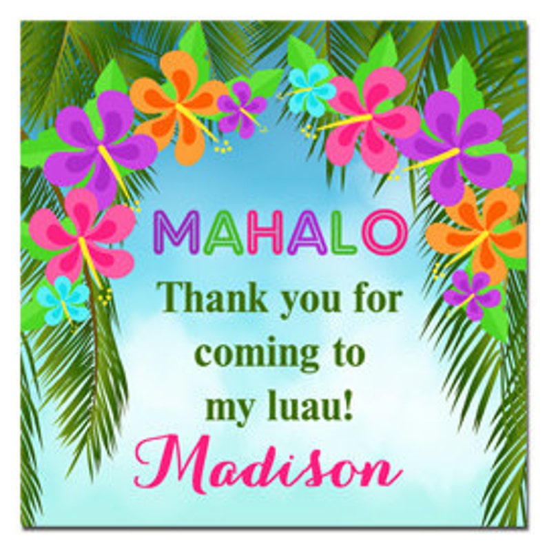 EDITABLE Luau Invitation Instant Download Printable Luau Palms Collection image 4