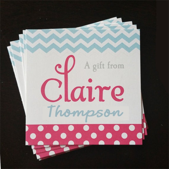 Personalized Labels Printable or Printed with FREE SHIPPING - ANY Wording -Calling Cards,Gift Tags, Back to School, Party Favors, Tags Il_570xn