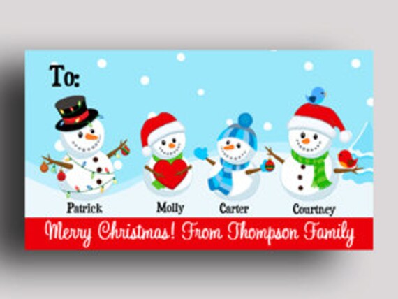 Tags Navidade\u00f1os Imprimibles Personalizado
