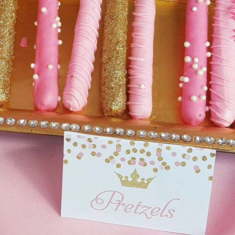 Princess Invitation Printable or Printed with FREE SHIPPING Princess Confetti Collection