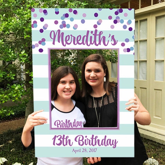 Photo Prop Printable or Printed with FREE SHIPPING - Girl's Confetti Collection Il_570xn