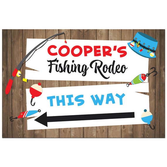 Personalized Fishing Poster Printable Or Printed With FREE Shipping