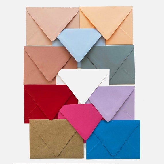 Color Envelopes A7 for Invitations Colored Envelopes Wedding Invitation
